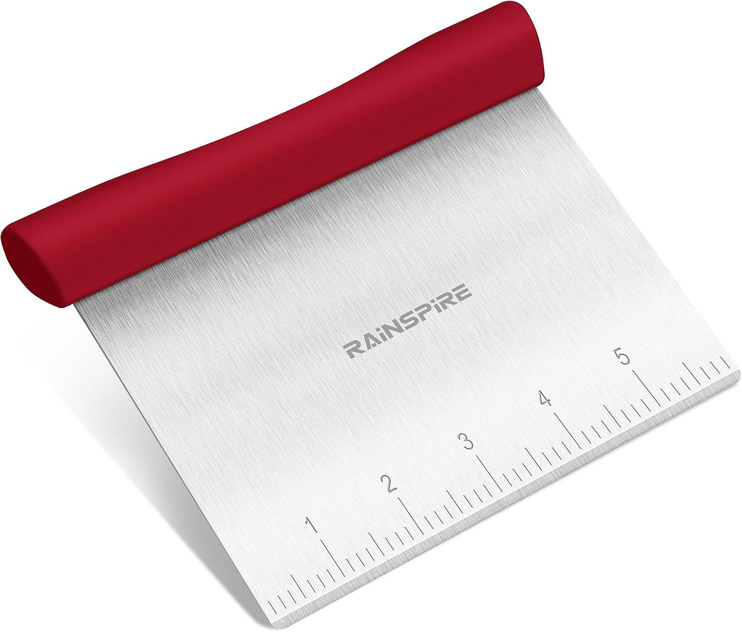 Bench Scraper, Stainless Steel Dough Scraper, Pastry Scraper, Pizza and Dough Cutter Multi-Purpose Scraper/Chopper, Pizza Cutter Food Chopper Baking Supplies Kitchen Gadgets, Black