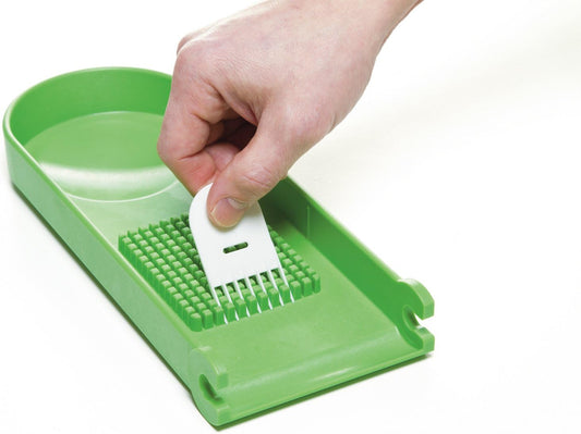 3-Blade Dice & Slice Chopper – Multi-Function Vegetable and Fruit Cutter, Easy to Use, Stainless Steel Blades, BPA-Free