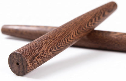 17.1 Inch Straight Rolling Pin – Smooth One-Piece Wooden Dough Roller for Baking, Cookies, Pizza Dough & Pastry