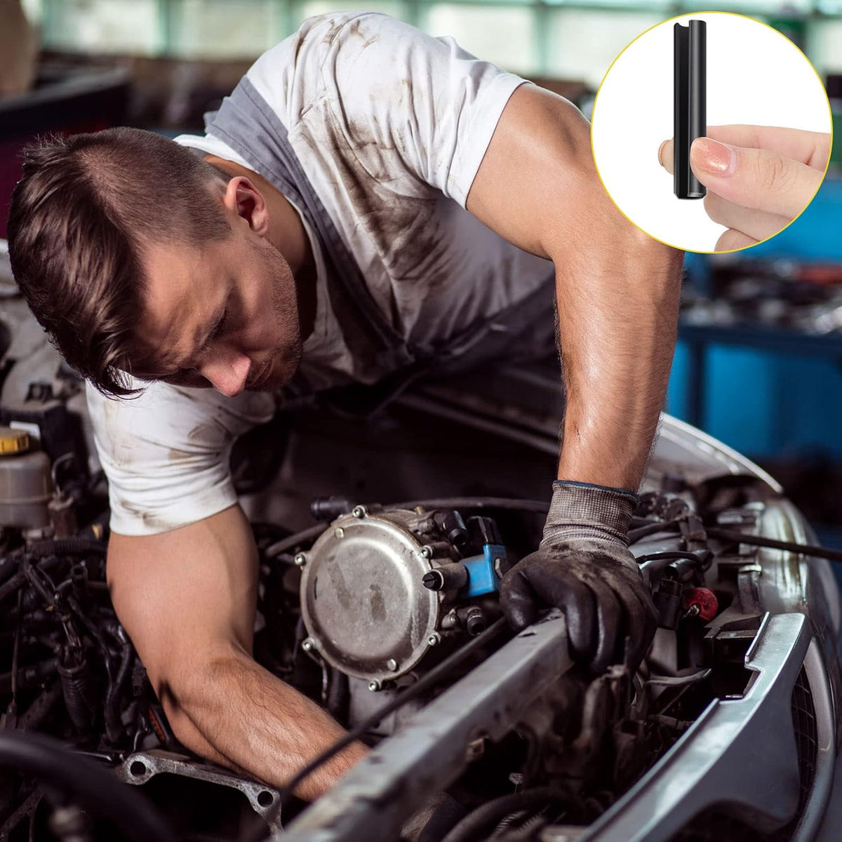 450 Pcs Split Roll Pin Assortment Set with Storage Case M2 M2 M3 M4 M5 M6 M2 M7 M8 M9 M10 Slotted Spring Steel Pins Black Dowel Tension Roll Pin for Home Improvement Automotive Machine Repair Tool
