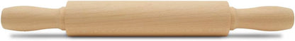 Wooden Mini Rolling Pin, 5 Inches Long, Pack of 6, Great for in The Kitchen and Crafting, Party Favors