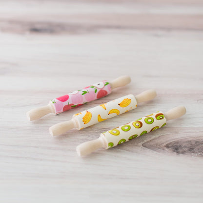 Wooden Mini Rolling Pin, 5 Inches Long, Pack of 6, Great for in The Kitchen and Crafting, Party Favors