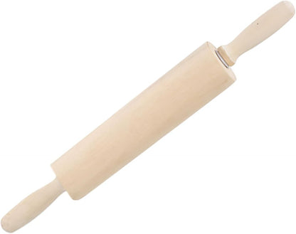Rolling Pin, 13.8 Inch Wood for Kneading the Dough of Baking Bread, Pizza, Cookie, Noodles (L)