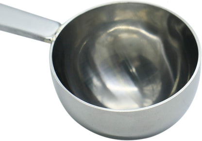 Coffee Measuring Scoop 1 Tablespoon long handle Stainless Steel spoon for Coffee, Milk Powder, Fruit Powder, Set of 5
