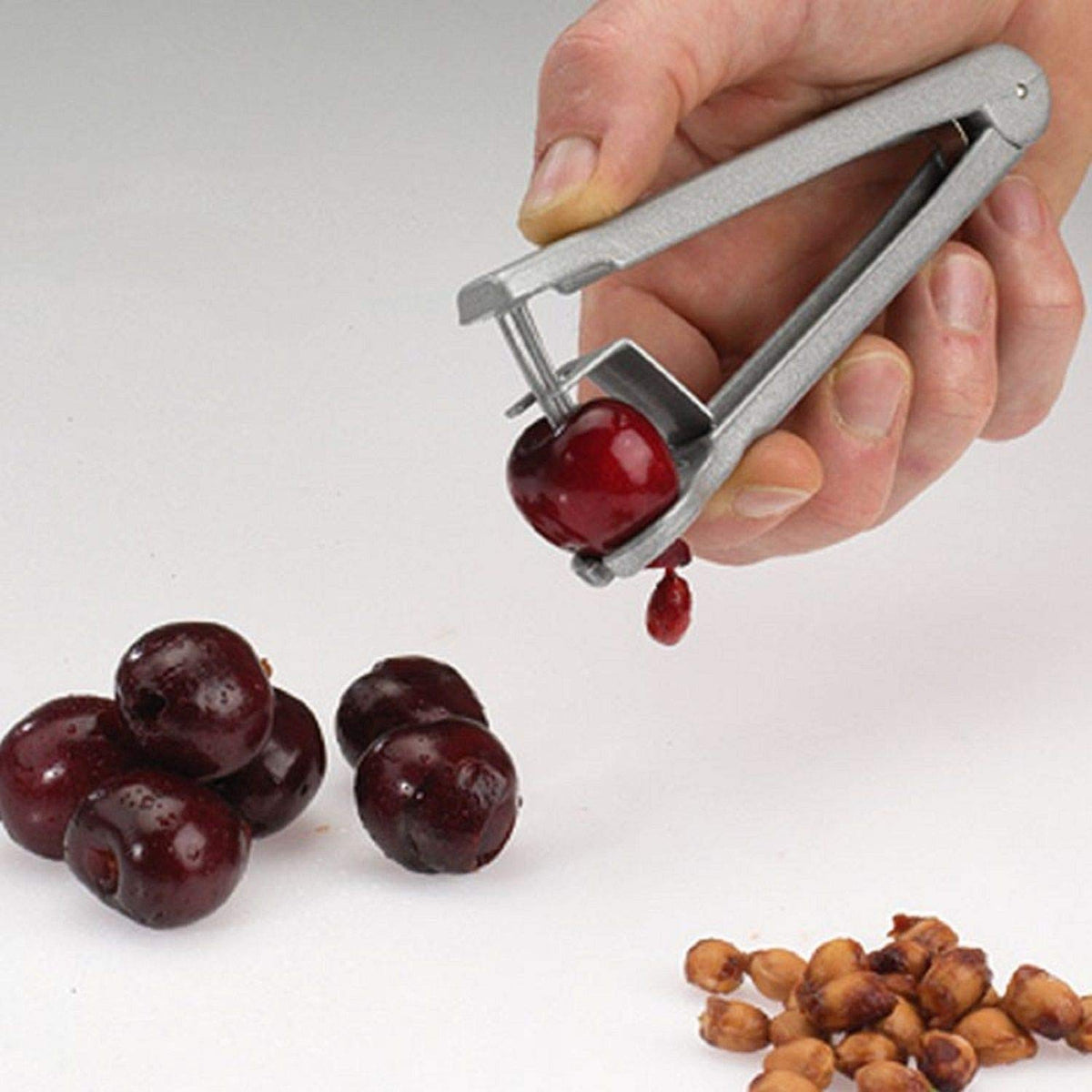 BCK34990 Cherry Pitter/Stoner, Gets Rid of The Pit and The Stem At The Same Time, Retro
