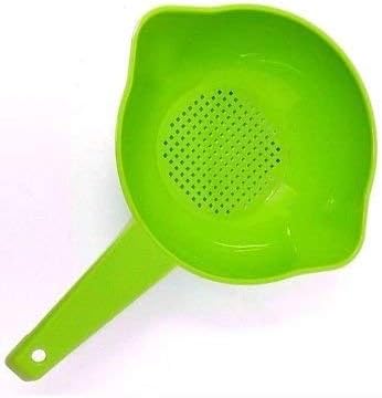 Small 1 Quart Colander with Handle in Apple