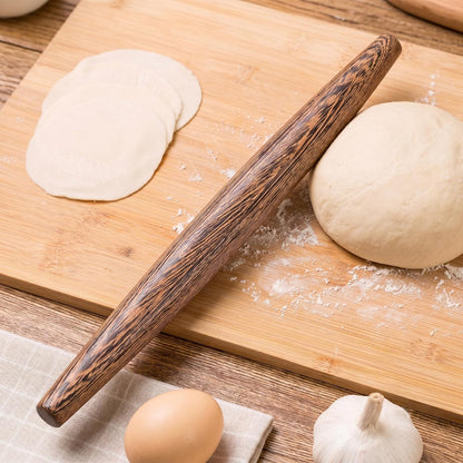 10.6 Inch Straight Rolling Pin – Smooth & Balanced Cute Wooden Dough Roller for Baking and Pastry