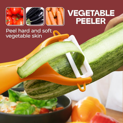 6-Pack Vegetable Peelers for Kitchen，Y Ceramic Peeler Safe Potato Peeler Set for Apple Veggie Carrot Fruit Zucchini Cucumber Peelers Bulk with Non-Slip Handle (Y)