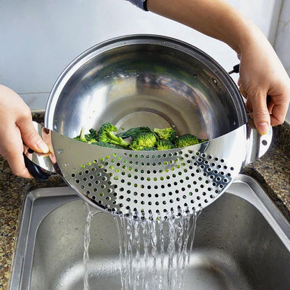 Spider Strainer Set of 3pcs - Stainless Steel Frying Spoons for Cooking Skimmer Ladle for Oil Fryer Pasta and Fat Durable Strainer Scoop Kitchen Utensil for Frying and Draining