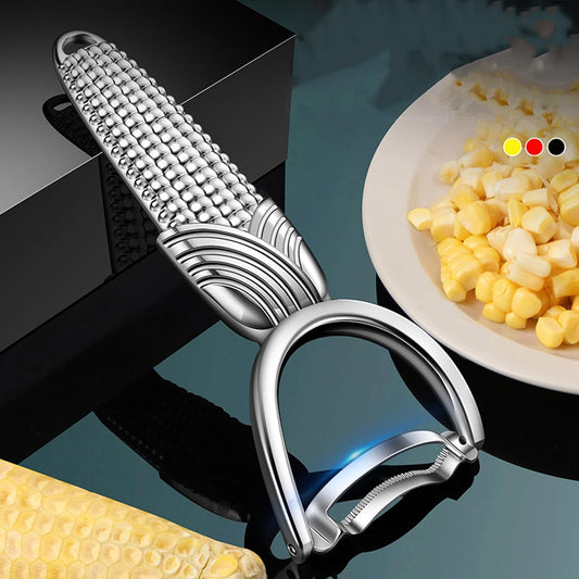 Corn Peeler, Stainless Steel Cob Stripper Tool, Kernel Remover for Corn Cob