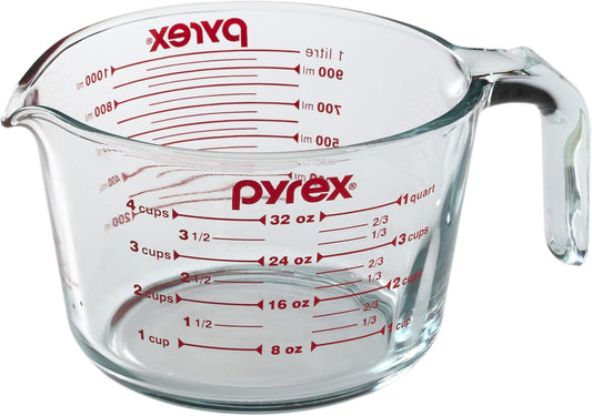 Prepware 4-cup Measuring Cup, Red Graphics, Clear