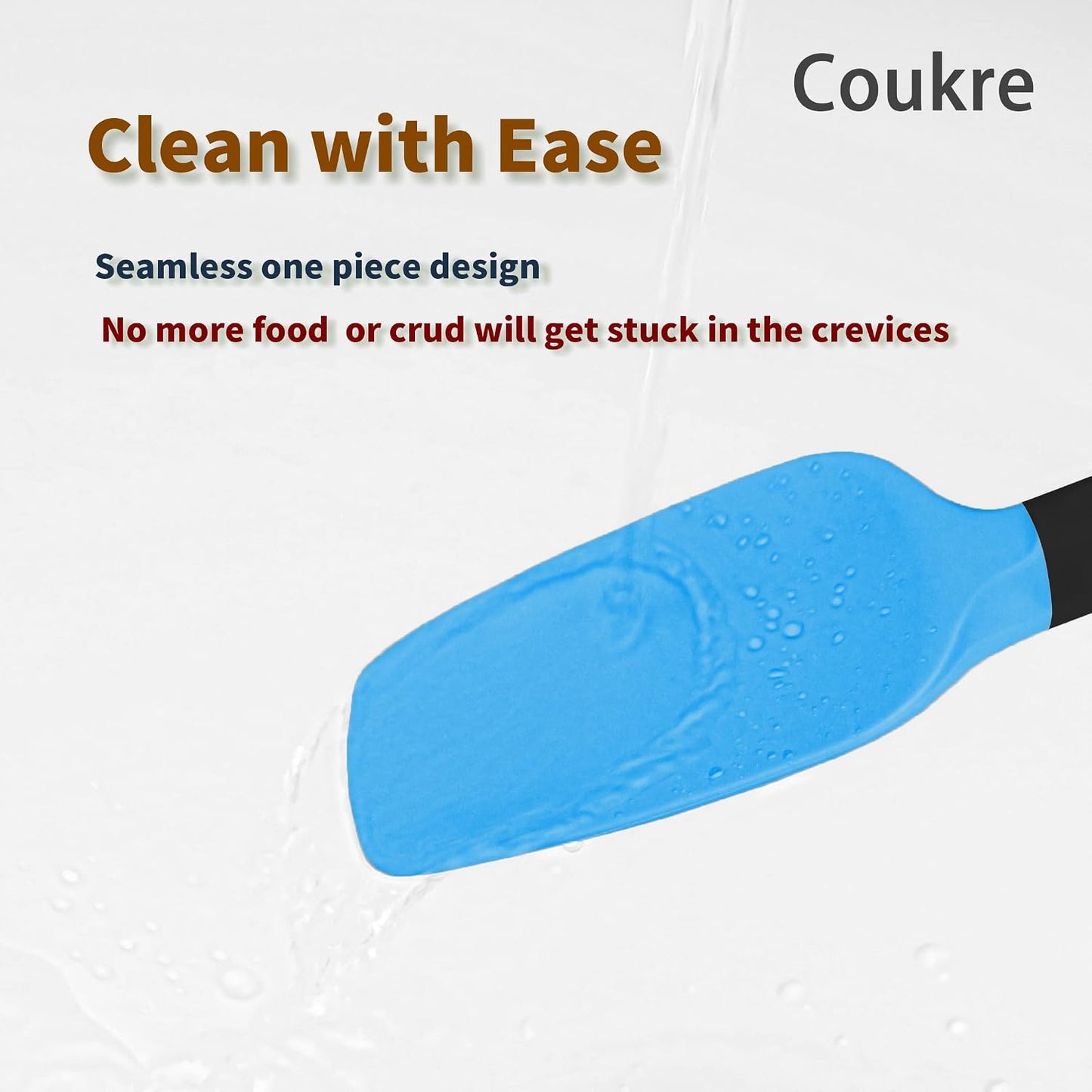Silicone Kitchen Cooking Utensils Set, Heat Resistant, 14-Piece | Dishwasher-Safe, Food-Grade Silicone, BPA-Free, Spatulas, Spoons & Turner, Safe for Nonstick Cookware, Pure Black