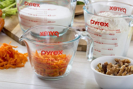 Essentials (2-Pack) Glass Measuring Cups Set (1 & 2 Cup)