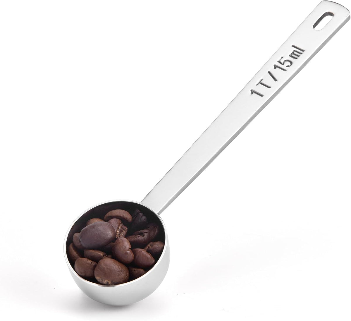 5.98in Long Handle Coffee Scoop for Ground Coffee, 2Tbsp/30ml