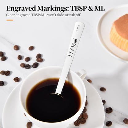 5.98in Long Handle Coffee Scoop for Ground Coffee, 2Tbsp/30ml