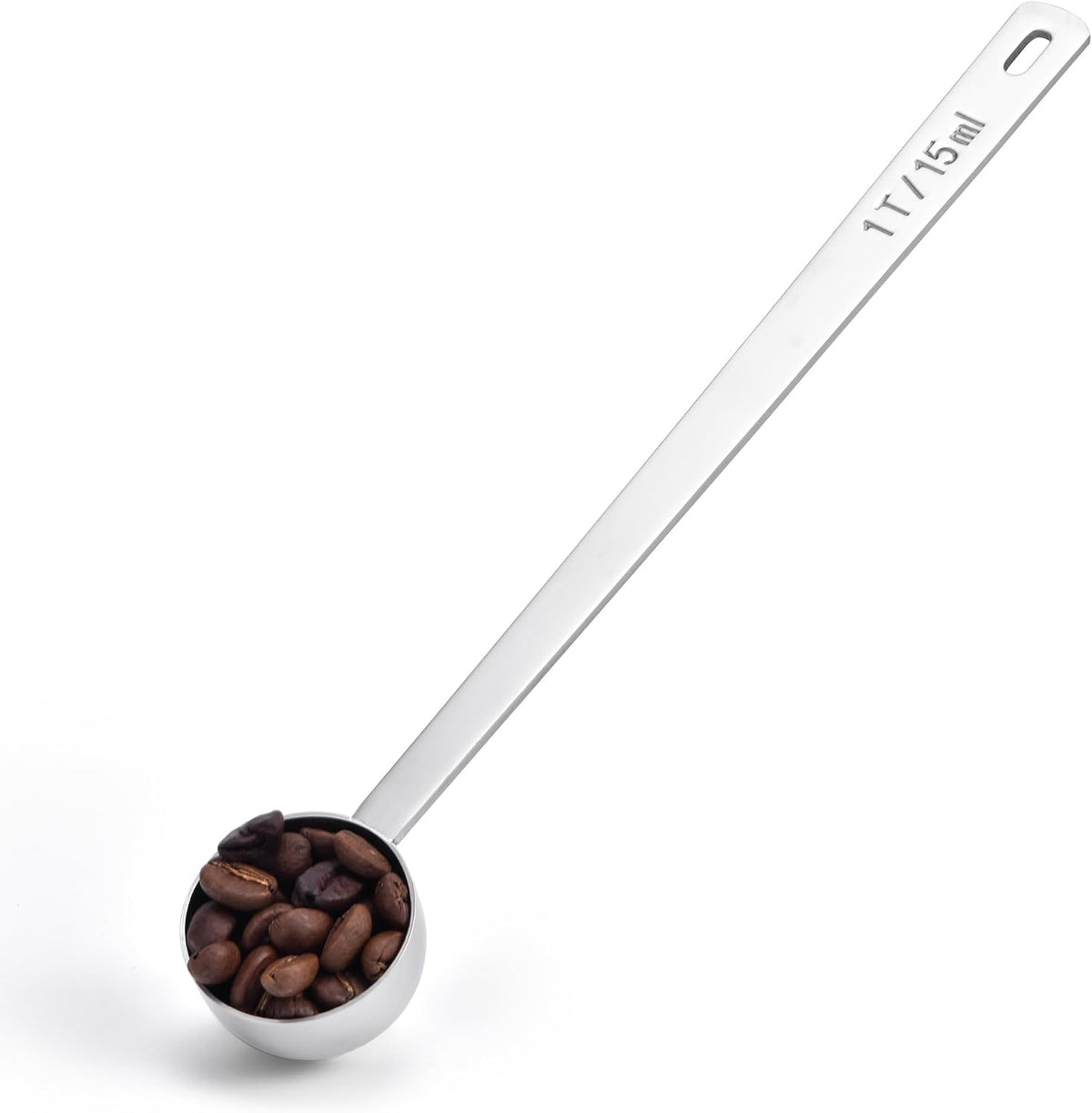 5.98in Long Handle Coffee Scoop for Ground Coffee, 2Tbsp/30ml