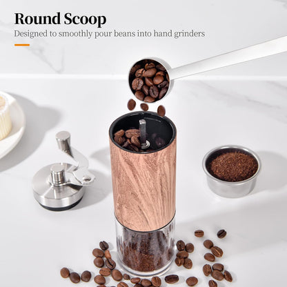 5.98in Long Handle Coffee Scoop for Ground Coffee, 2Tbsp/30ml