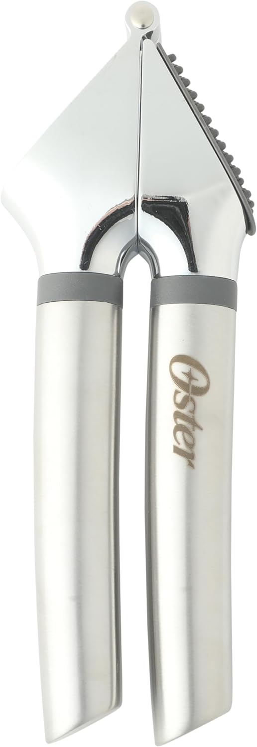 Chadswyck 7.7” Garlic Press, Stainless Steel Garlic Mincer & Crusher, Easy Squeeze, Dishwasher Safe
