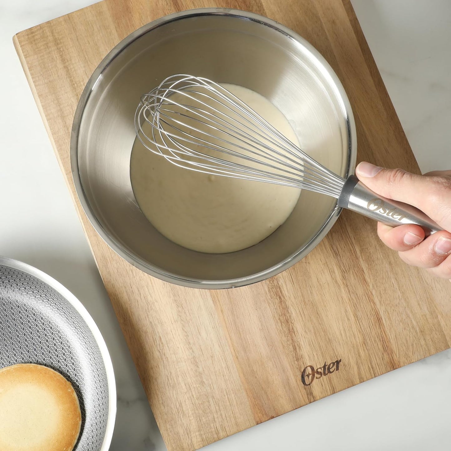 Chadswyck 7.7” Garlic Press, Stainless Steel Garlic Mincer & Crusher, Easy Squeeze, Dishwasher Safe