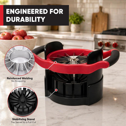 Newness 5.12-In Extra Large Apple Slicer, 12-Blade Cutter