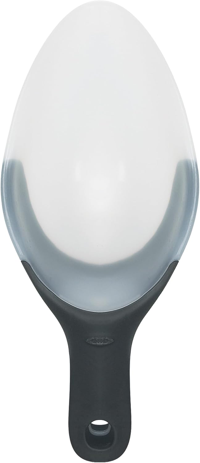 Good Grips Flexible Scoop, 1 Cup, Ice Scoop for Freezer, Kitchen Food Scooper for Flour, Pet Food and More