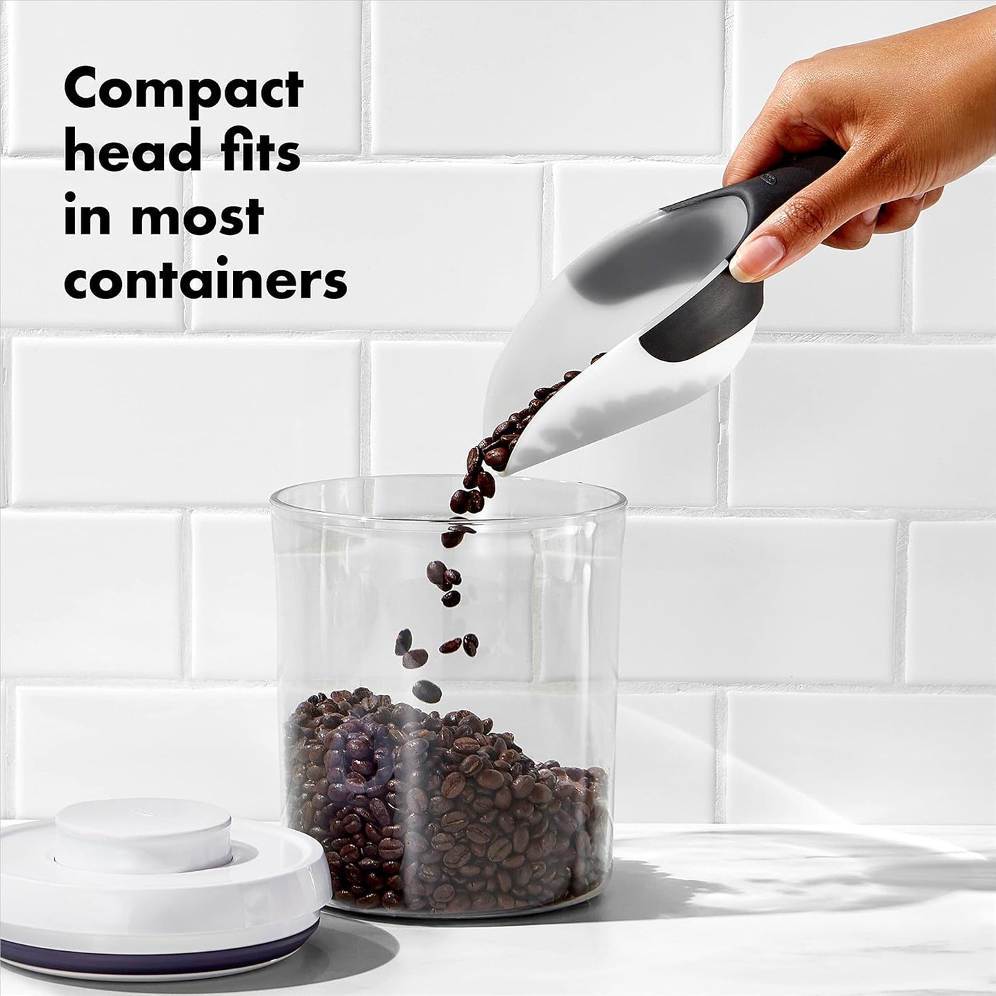 Good Grips Flexible Scoop, 1 Cup, Ice Scoop for Freezer, Kitchen Food Scooper for Flour, Pet Food and More