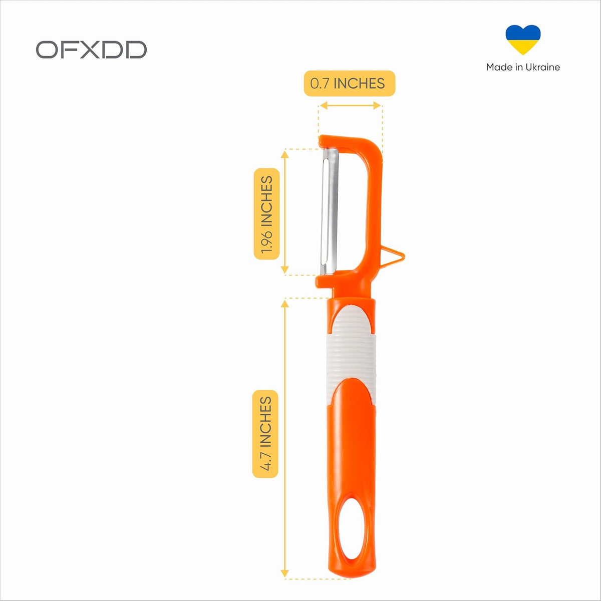 Ergonomic Swivel Vegetable Peeler - Set of 2 - Stainless Steel Potato Peelers - Kitchen Handheld Peeler for Fruit and Vegetebles