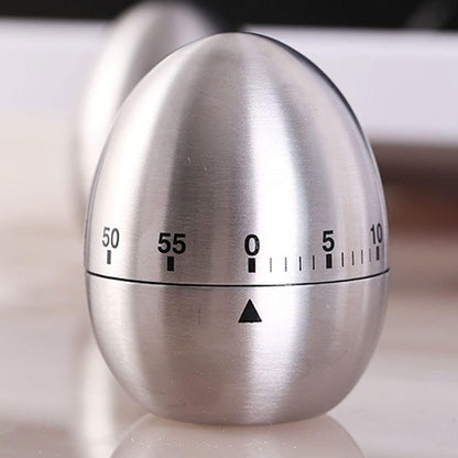 Mechanical Kitchen Egg Timer for Boiling Eggs, 60 Minute Mechanical Kitchen Timer, No Batteries Needed, Waterproof Visual Countdown Clock for Boiling Eggs & Cooking Baking Tool
