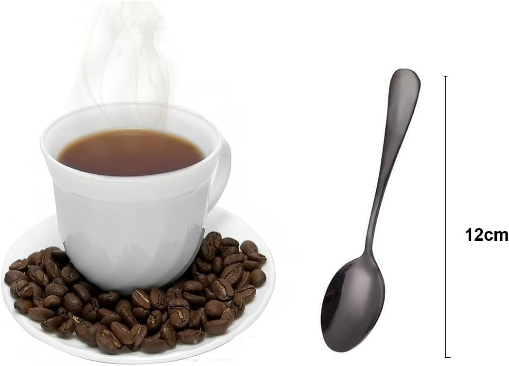 Demitasse Espresso Spoons, 4.7 Inches Stainless Steel Coffee Spoons
