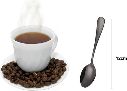 Demitasse Espresso Spoons, 4.7 Inches Stainless Steel Coffee Spoons