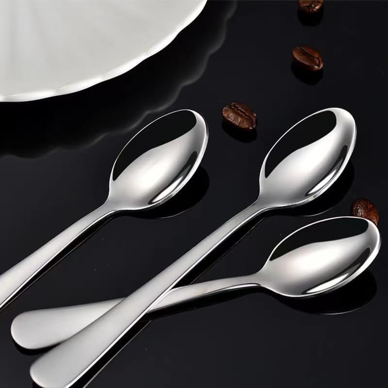 Demitasse Espresso Spoons, 4.7 Inches Stainless Steel Coffee Spoons