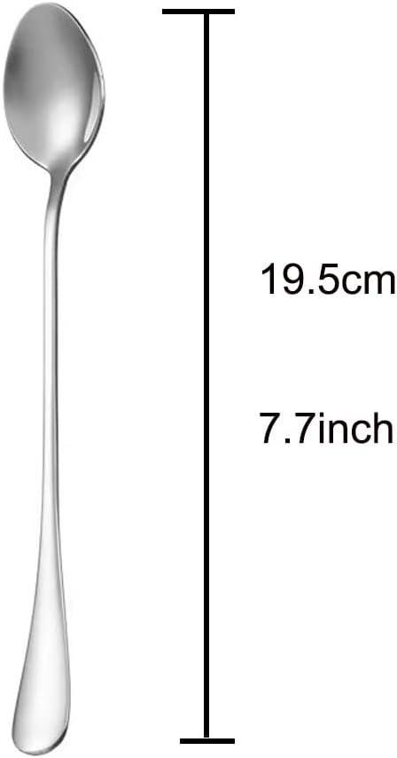 Demitasse Espresso Spoons, 4.7 Inches Stainless Steel Coffee Spoons