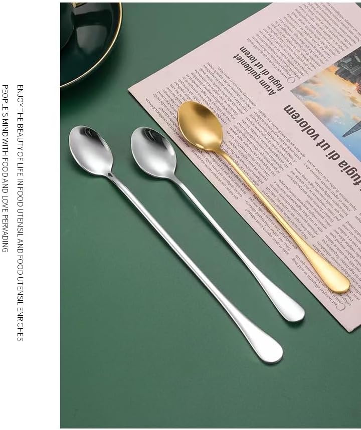 Demitasse Espresso Spoons, 4.7 Inches Stainless Steel Coffee Spoons