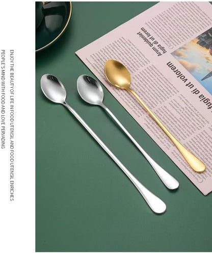 Demitasse Espresso Spoons, 4.7 Inches Stainless Steel Coffee Spoons
