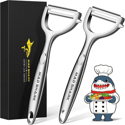 Vegetable Peeler,Ultra Sharp Y Serrated Blade Peelers for Kitchen
