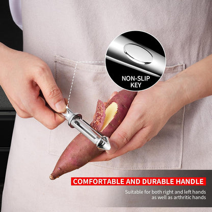 Vegetable Peeler,Ultra Sharp Y Serrated Blade Peelers for Kitchen