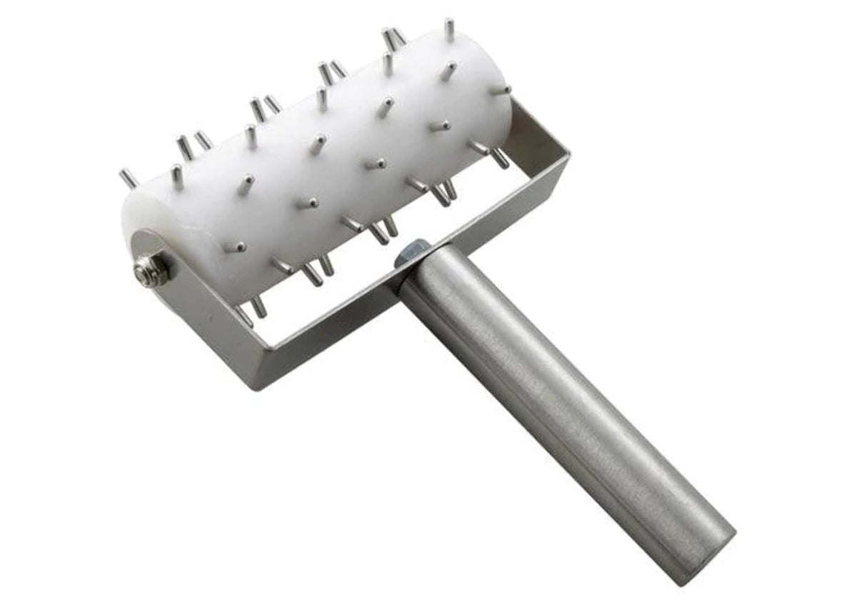 Medium, White, Stainless Steel
