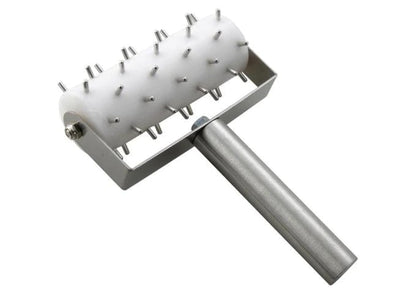 Medium, White, Stainless Steel
