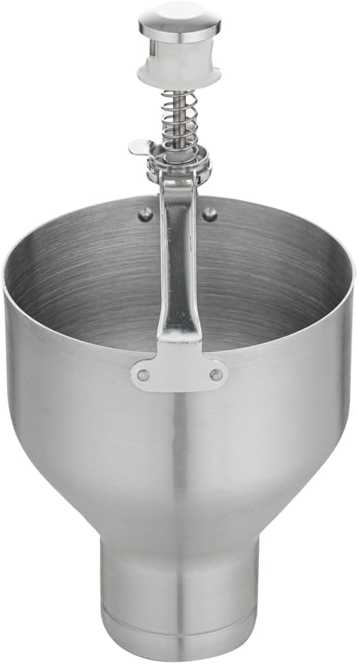 Met Lux 88 Ounce Waffle Batter Dispenser 1 Durable Pancake Dropper - Easy To Use With Portion Control Dial Settings Aluminum Cupcake Batter Dispenser Make Crepes or Biscuits