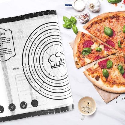 Mom Theme 26"x16" Extra Thick Silicone Baking Mat for Pastry