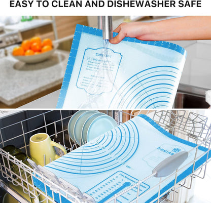 Mom Theme 26"x16" Extra Thick Silicone Baking Mat for Pastry