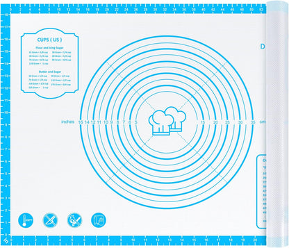 Mom Theme 26"x16" Extra Thick Silicone Baking Mat for Pastry