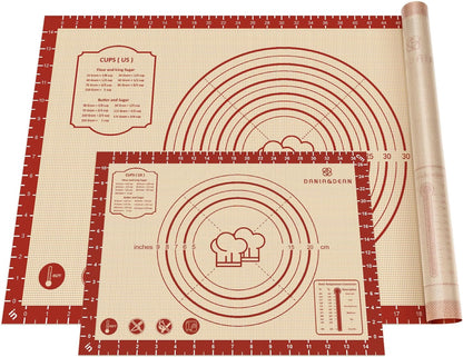 Mom Theme 26"x16" Extra Thick Silicone Baking Mat for Pastry