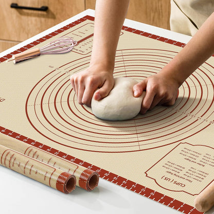 Mom Theme 26"x16" Extra Thick Silicone Baking Mat for Pastry