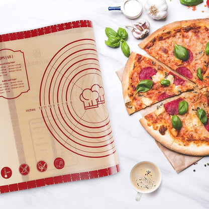 Mom Theme 26"x16" Extra Thick Silicone Baking Mat for Pastry