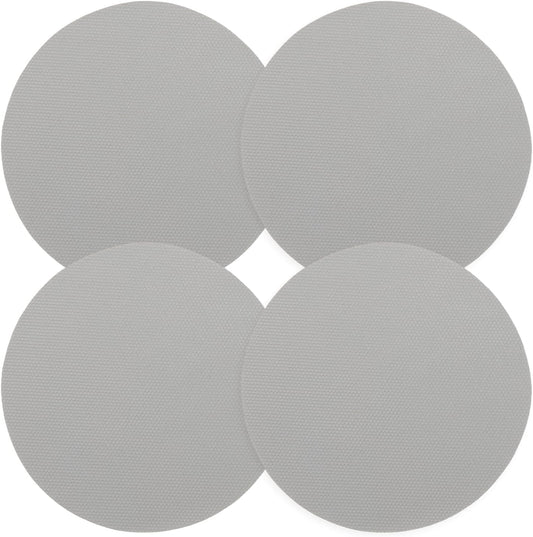 4pcs Silicone Jar Opener Pads, 12.5cm/5" Texture Can Opener Multipurpose Round Bottle Lid Opener Non-Slip Coasters for Weak Hands Seniors Children, Gray