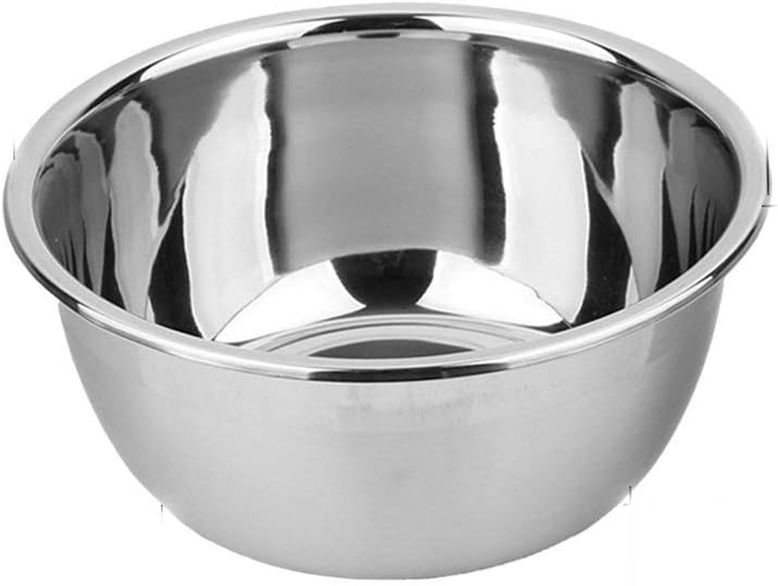 Stainless Steel Mixing Bowls, 8.5QT Salad Bowl, Metal Bowls With water filter basin, Stainless Steel Basin, Heavy Duty Deeper Edge Mirror Finish Dishwasher Safe Bowl (XXL)…