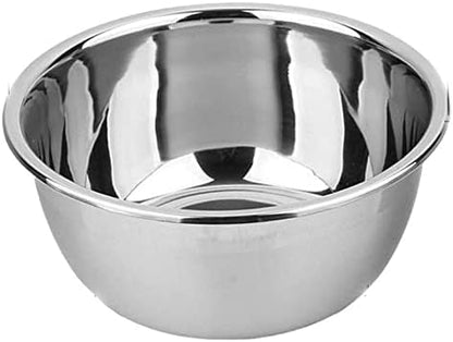 Stainless Steel Mixing Bowls, 8.5QT Salad Bowl, Metal Bowls With water filter basin, Stainless Steel Basin, Heavy Duty Deeper Edge Mirror Finish Dishwasher Safe Bowl (XXL)…