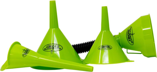 4-Piece Funnel Set – Flexible Oil Funnels for Automotive Fluids