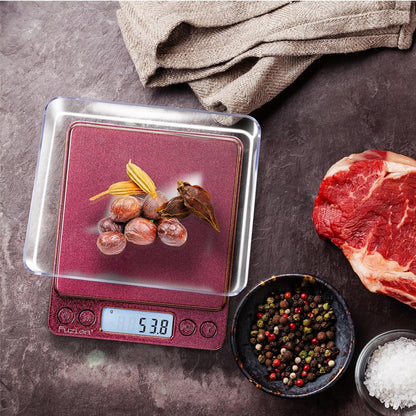 Small Gram Scale 3000g, Digital Kitchen Food Scale, Gram and Ounce
